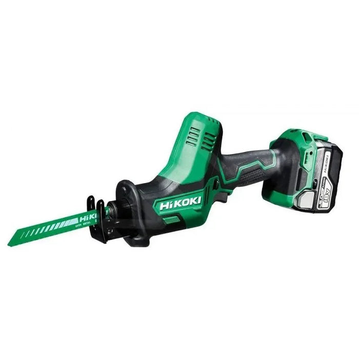 Scie sabre compacte HIKOKI 18V Li-Ion (2x 5Ah) + coffret HIT-SYSTEM CASE CR18DAWPZ - Déstockage - Drakare