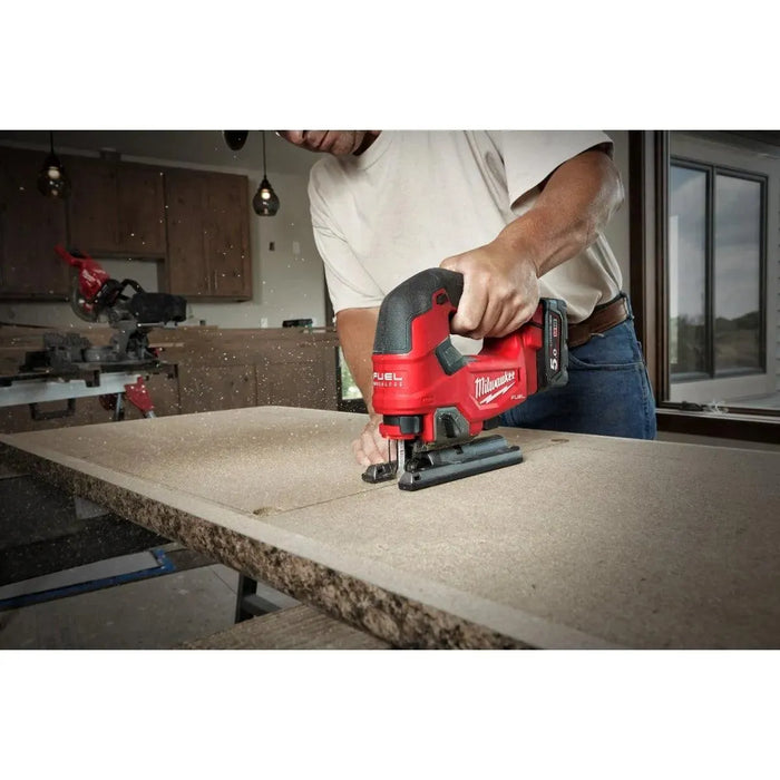Scie sauteuse MILWAUKEE 18V FUEL + coffret HDBOX M18 FJS-0X (sans batterie) - Reconditionné - Drakare