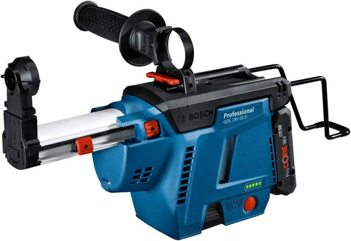 Système d'aspiration de poussière BOSCH PRO pour marteau rotatif Bosch GBH GDE 18V-26 D - Reconditionné - Drakare