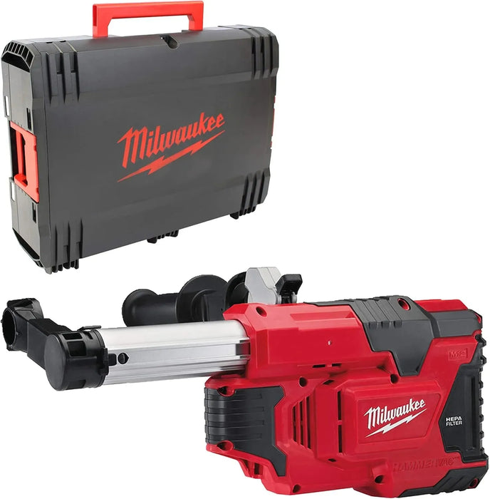 Système d'aspiration de poussière MILWAUKEE 12V + coffret HDBOX M12 DE-0X (sans batterie) - Déstockage - Drakare