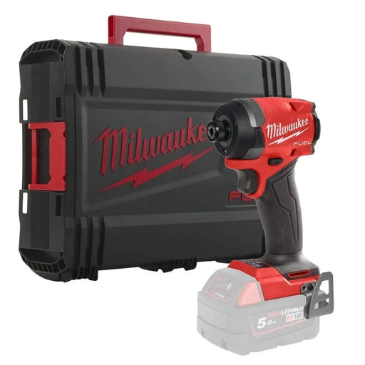 Visseuse à chocs compacte MILWAUKEE 18V FUEL 1/4" 226Nm + coffret HDBOX M18 FID3-0X (sans batterie) - Reconditionné - Drakare