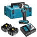 Visseuse à chocs MAKITA 18V Li-Ion (2x 3Ah) LXT 170Nm + coffret MAKPAC DTD153RFJ - Déstockage - Drakare