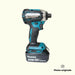 Visseuse à chocs MAKITA 18V Li-Ion (2x 3Ah) LXT 170Nm + coffret MAKPAC DTD153RFJ - Reconditionné - Drakare