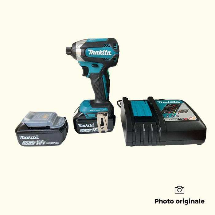 Visseuse à chocs MAKITA 18V Li-Ion (2x 3Ah) LXT 170Nm + coffret MAKPAC DTD153RFJ - Reconditionné - Drakare