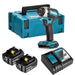 Visseuse à chocs MAKITA 18V Li-Ion (2x 3Ah) LXT 170Nm + coffret MAKPAC DTD153RFJ - Reconditionné - Drakare