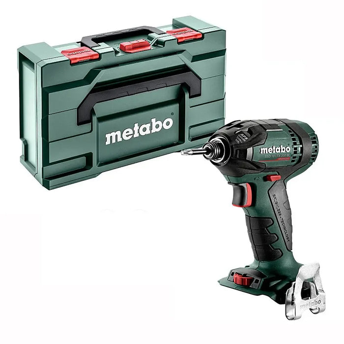 Visseuse à chocs METABO 18V 200Nm + coffret METABOX SSD 18 LTX 200 BL (sans batterie) - Déstockage - Drakare